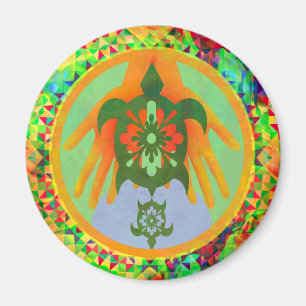 Íman Mãos Tartarugas