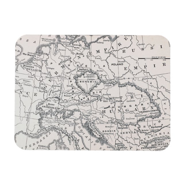 ÍMAN  MAP: ALEMANHA E ÁUSTRIA (Horizontal)