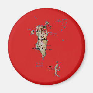 Íman Map Magnet Bahrain