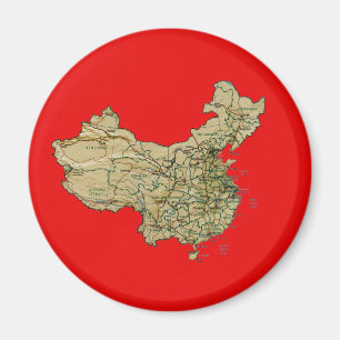 Íman Map Magnet da China