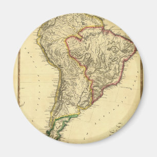 Íman Mapa 1817 de Ámérica do Sul