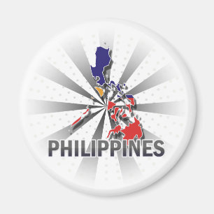 Íman Mapa 2,0 da bandeira de Filipinas
