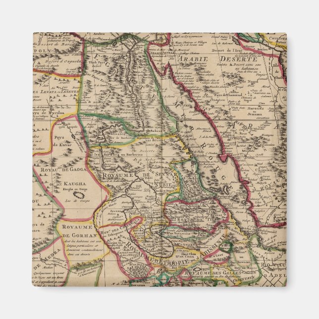 Íman Mapa africano (Frente)