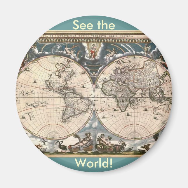 ÍMAN MAPA ANTICO (Frente)