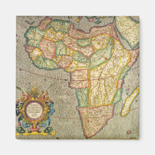 Íman Mapa Antiquado Gerardus Mercator da África