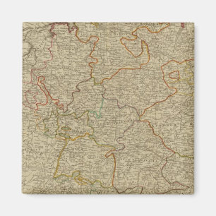 Íman Mapa atlas com coloração manual na Alemanha