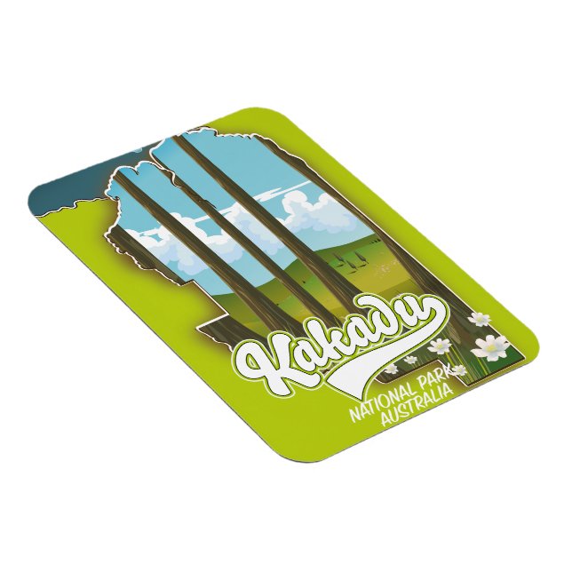 Íman Mapa australiano do Parque Nacional de Kakadu (Lado Direito)