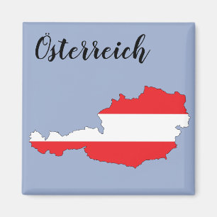 Íman Mapa austríaco da bandeira de Österreich Áustri