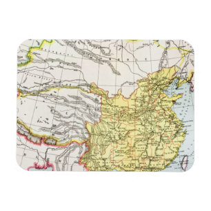 ÍMAN  MAPA: CHINA, 1910