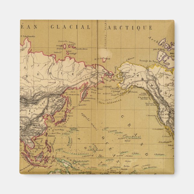 Íman Mapa Continental (Frente)