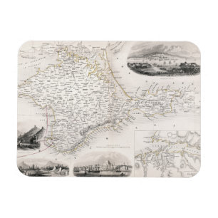 Íman MAPA: CRIMEIA, c1855