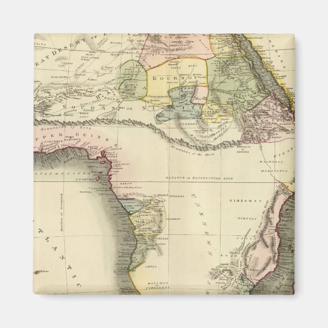 Íman Mapa da África (Frente)