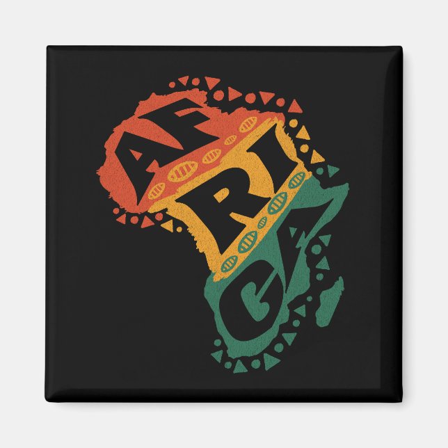 Íman Mapa da África (Frente)