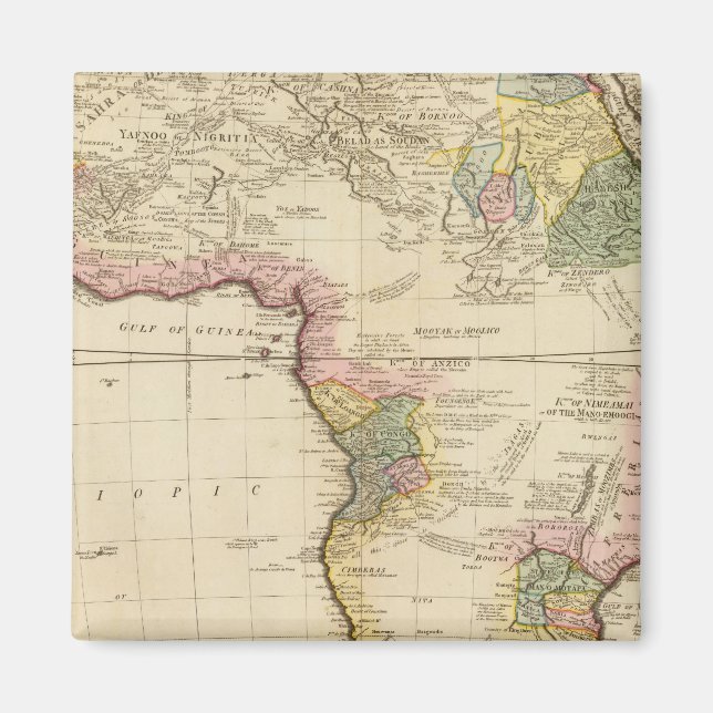 Íman Mapa da África (Frente)