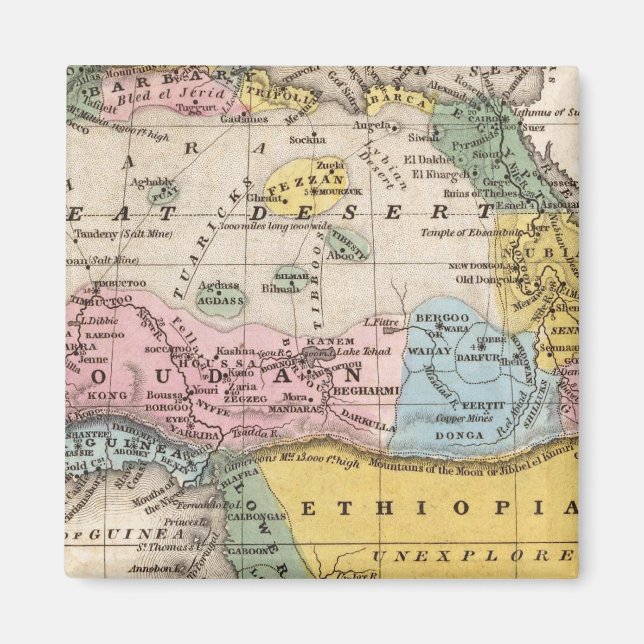 Íman Mapa da África (Frente)