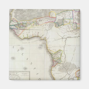 Íman Mapa da África Composta