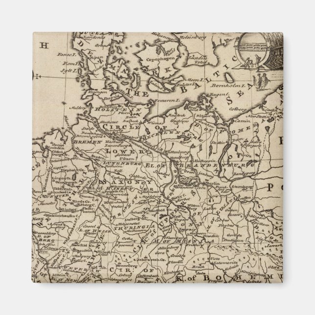 Íman Mapa da Alemanha (Frente)