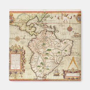 Íman Mapa da América Central e do Sul