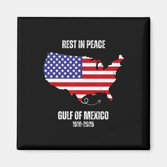 Íman Mapa da América Golfo do México Presidente Golfo d (Frente)