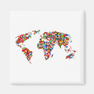 Íman Mapa da bandeira
