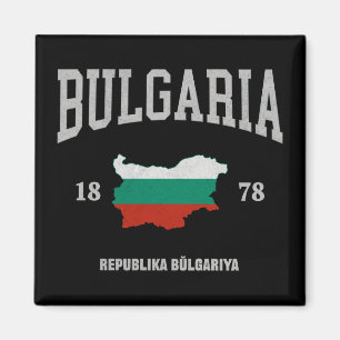 Íman Mapa da Bandeira da Bulgária