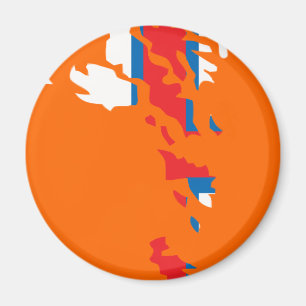 Íman Mapa da bandeira de Faroe Island