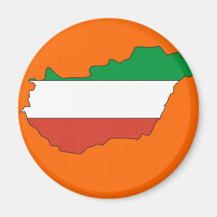 Íman Mapa da bandeira de Hungria