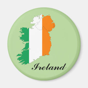Íman Mapa da bandeira de Ireland
