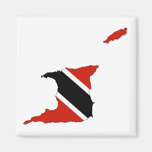 Íman mapa da bandeira de país de trinidad tobago