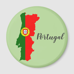 Imã Portugal – Imã Mapa Portugal Bandeira Cidades Símbolos - Mapa Mundi  Magnético - Imã Geladeira Portugal