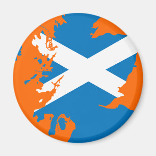 Íman Mapa da bandeira de Scotland