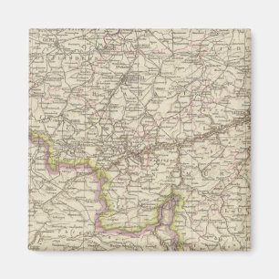 Íman Mapa da Bélgica e do Luxemburgo