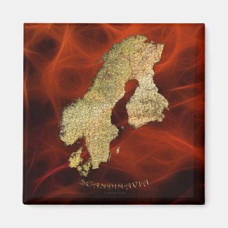 Íman Mapa da Cartografia Escandinávia