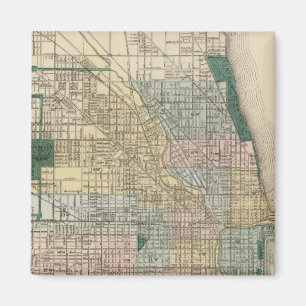 Íman Mapa da cidade de Chicago