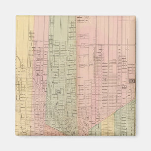 Íman Mapa da Cidade de Detroit