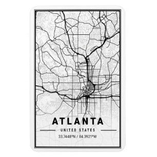 Íman Mapa da Cidade de Viagem de Atlanta Georgia