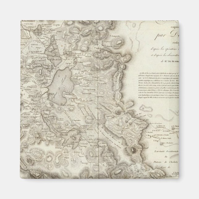 Íman mapa da cidade do México (Frente)