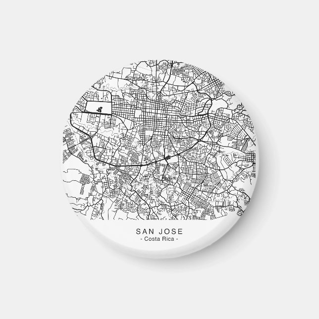 Íman Mapa da cidade do SAN JOSE (Frente)