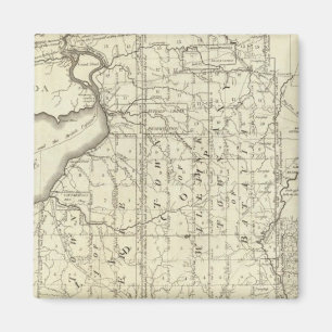 Íman Mapa da compra de Morris para o Geneseo Ocidental