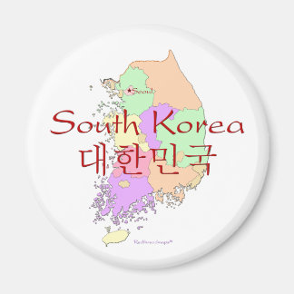 Íman Mapa da Coreia do Sul