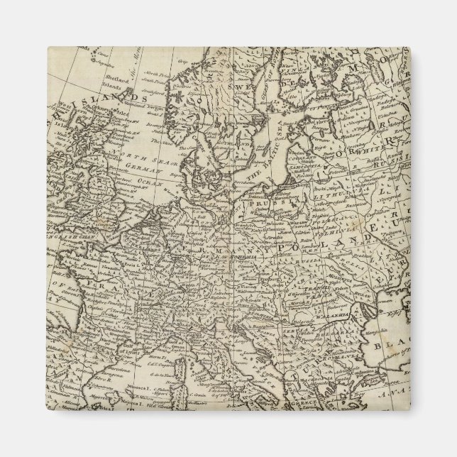 Íman Mapa da Europa 3 (Frente)