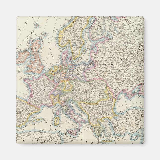 Íman Mapa da Europa 3 (Frente)