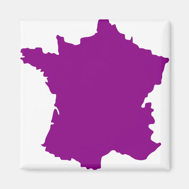 Íman Mapa da Europa do País França (Frente)