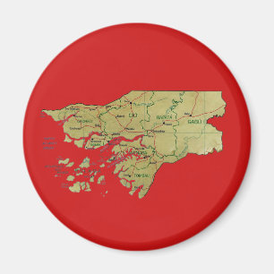 Íman Mapa da Guiné-Bissau