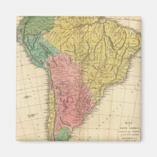 Íman Mapa da história da América do Sul