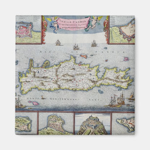 Íman Mapa da ilha de Candia