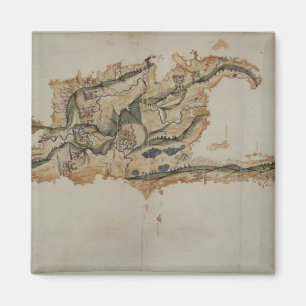 Íman Mapa da ilha de Santo Domingo