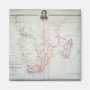 Íman Mapa da ilustração de África do Sul