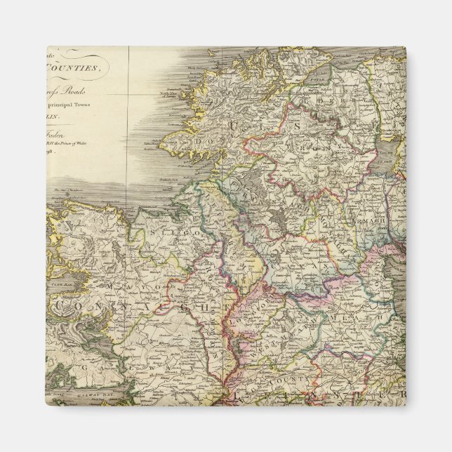 Íman Mapa da Irlanda (Frente)