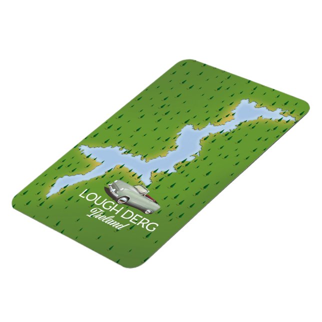 Íman Mapa da Irlanda do Lago Derg (Left Side)